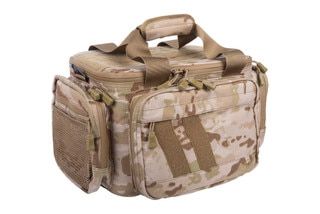 Savior Equipment Specialist Triple Pistol Case Range Bag has a 600D polyester exterior